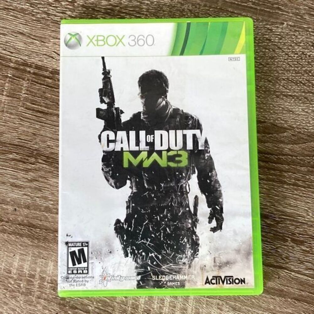 Call of Duty Modern Warfare 3 Xbox 360 Game Disc Case Video Game